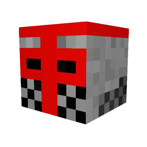 OldSpice12212 Minecraft avatar head, 3D render