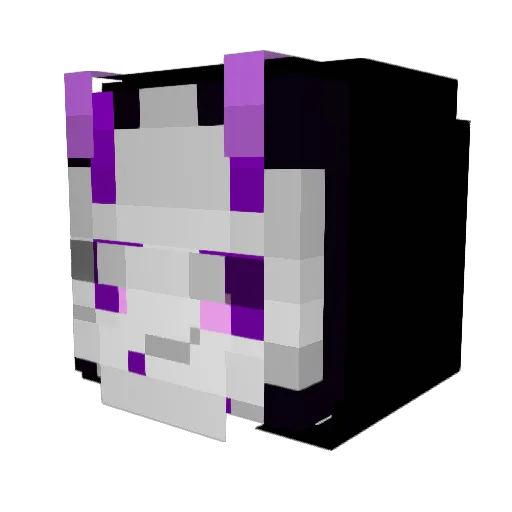 OldSpiderKing Minecraft avatar head, 3D render