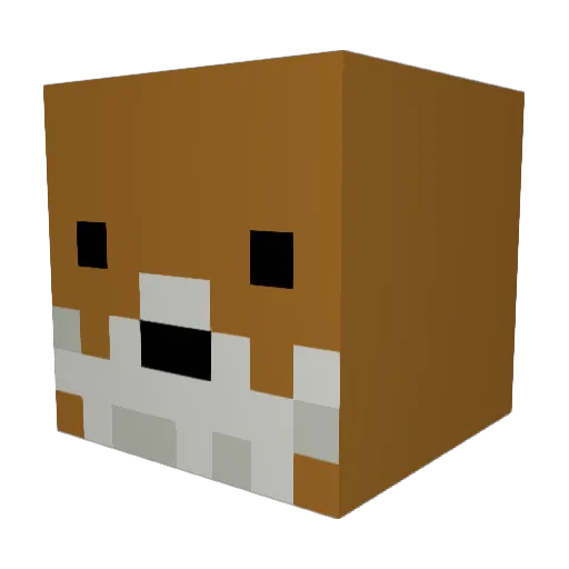 OldStarvingGamer Minecraft avatar head, 3D render