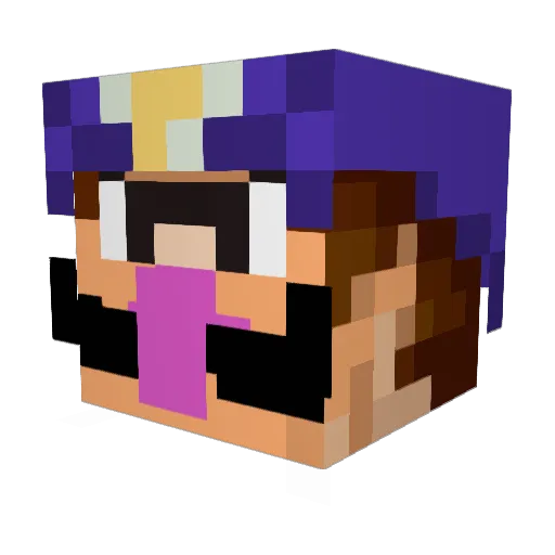 Old_Man_Thyme Minecraft avatar head, 3D render