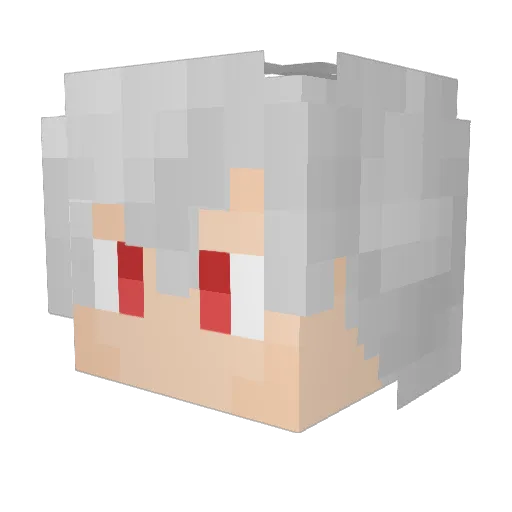 Old_Pz Minecraft avatar head, 3D render
