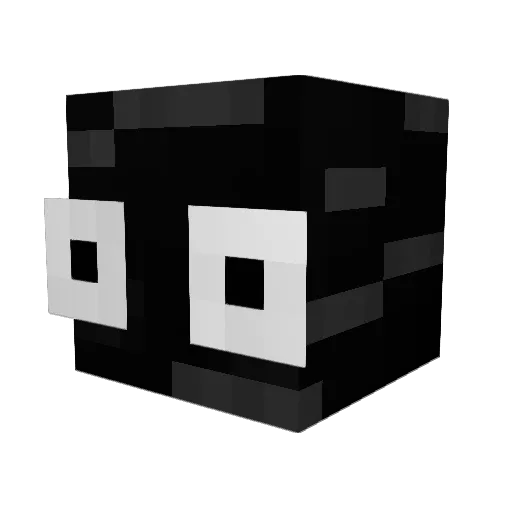 Old_Spoon123K Minecraft avatar head, 3D render