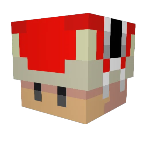 Oldaccountrip Minecraft avatar head, 3D render