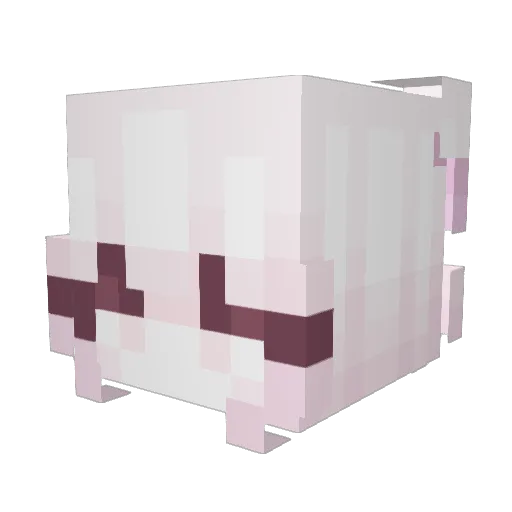 Oldayzz Minecraft avatar head, 3D render