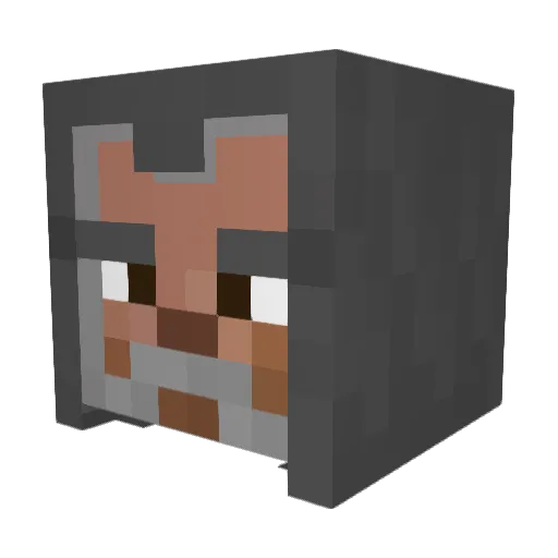Olde_Bones Minecraft avatar head, 3D render