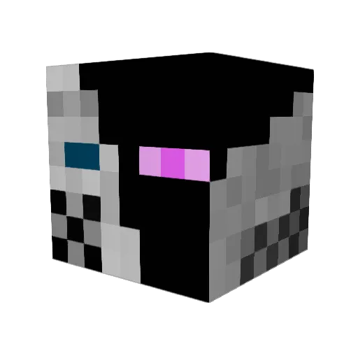 Olderogone Minecraft avatar head, 3D render