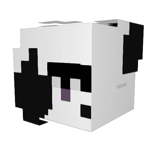 Oldgineer Minecraft avatar head, 3D render