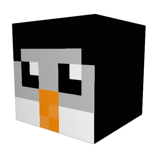Oldhurbert Minecraft avatar head, 3D render