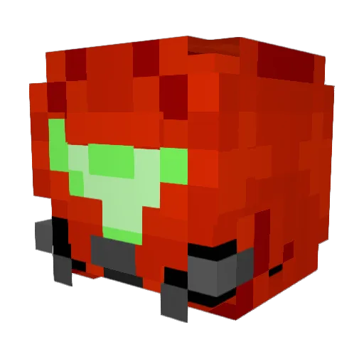 OldmanFoo Minecraft avatar head, 3D render