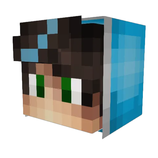 Oldnavigator Minecraft avatar head, 3D render