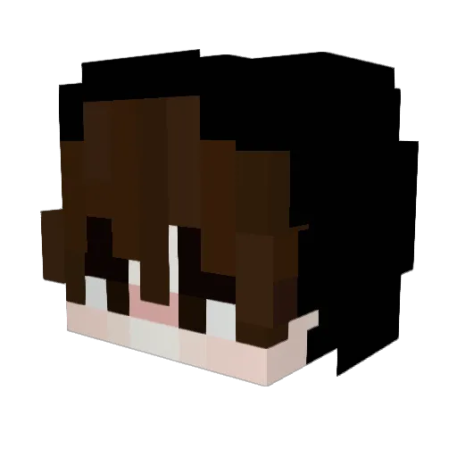 OldzFonseca Minecraft avatar head, 3D render