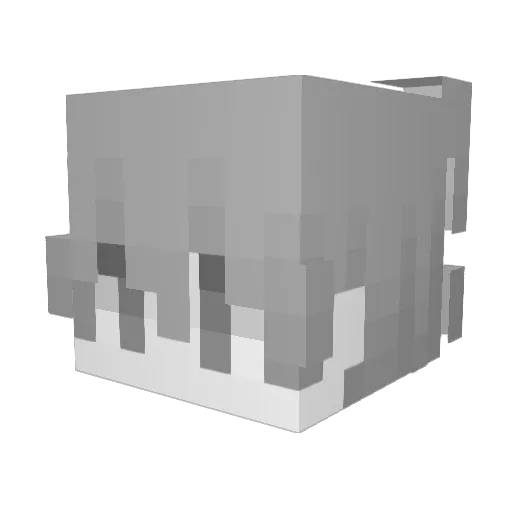 Ole2012 Minecraft avatar head, 3D render