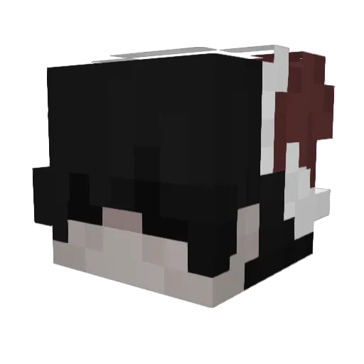 OleOnline Minecraft avatar head, 3D render