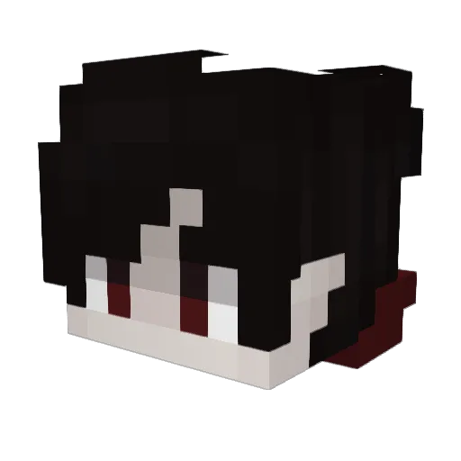 Oleagineux Minecraft avatar head, 3D render