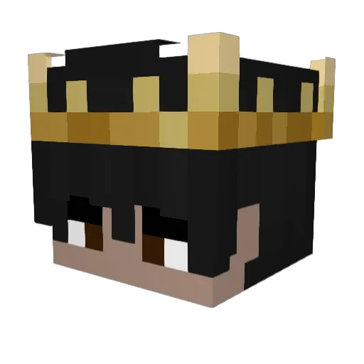Olek1234M Minecraft avatar head, 3D render