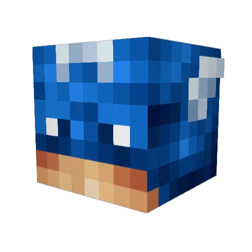 Olek34 Minecraft avatar head, 3D render