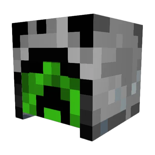 OlekMinecraft123 Minecraft avatar head, 3D render
