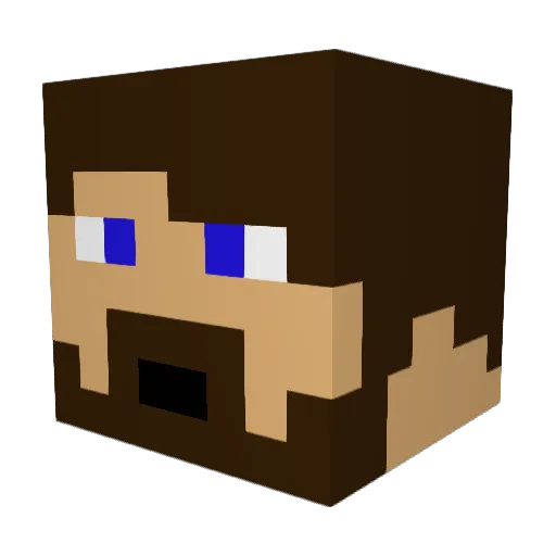 Olekris03 Minecraft avatar head, 3D render