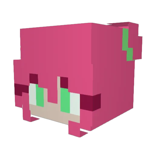 Oleks21 Minecraft avatar head, 3D render