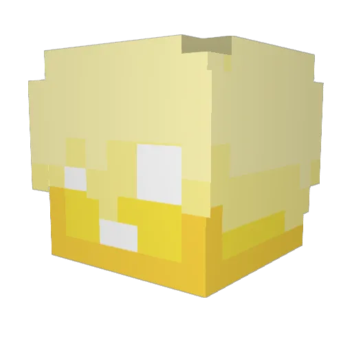 Oleo_BB Minecraft avatar head, 3D render