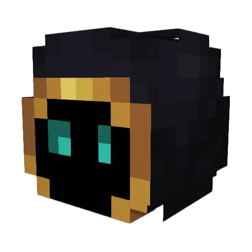 Olevenbaum Minecraft avatar head, 3D render