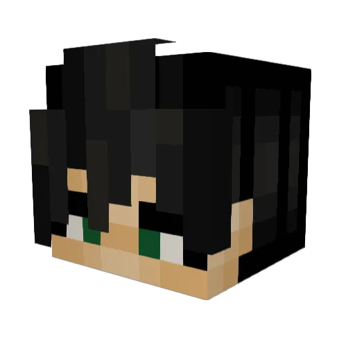 Olfelbolfel Minecraft avatar head, 3D render