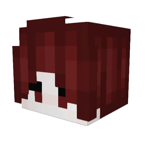 Olgiati Minecraft avatar head, 3D render