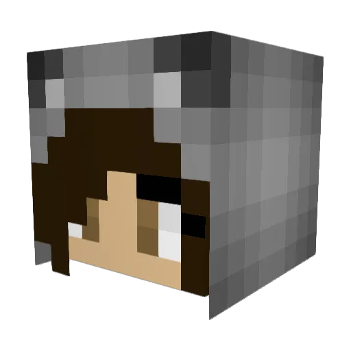 OliChBe Minecraft avatar head, 3D render