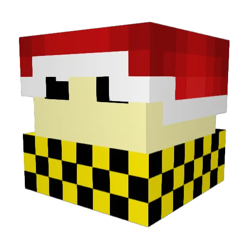 OliG2011 Minecraft avatar head, 3D render