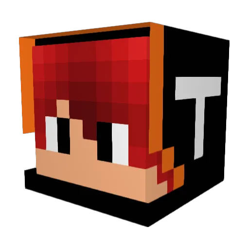 OliHarrington Minecraft avatar head, 3D render