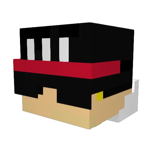 OliKula Minecraft avatar head, 3D render