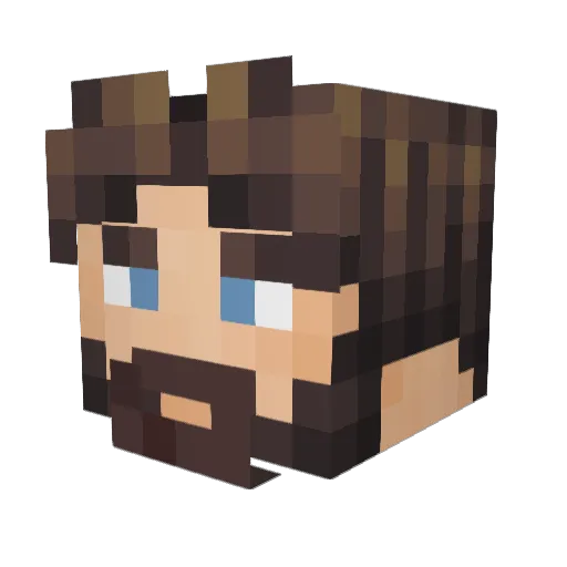 OliOliii2 Minecraft avatar head, 3D render
