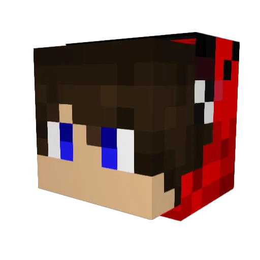 OliOlsen_AT Minecraft avatar head, 3D render