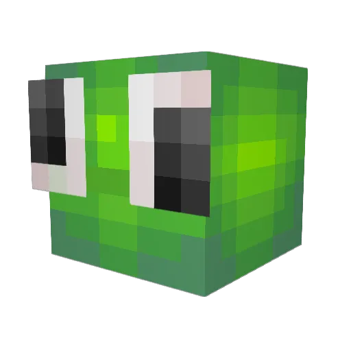 OliREC Minecraft avatar head, 3D render