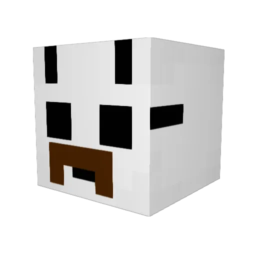 Oliarm Minecraft avatar head, 3D render