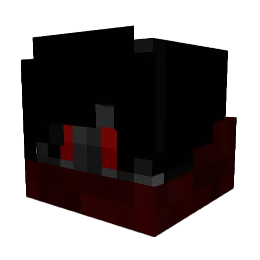 Olidarkness Minecraft avatar head, 3D render