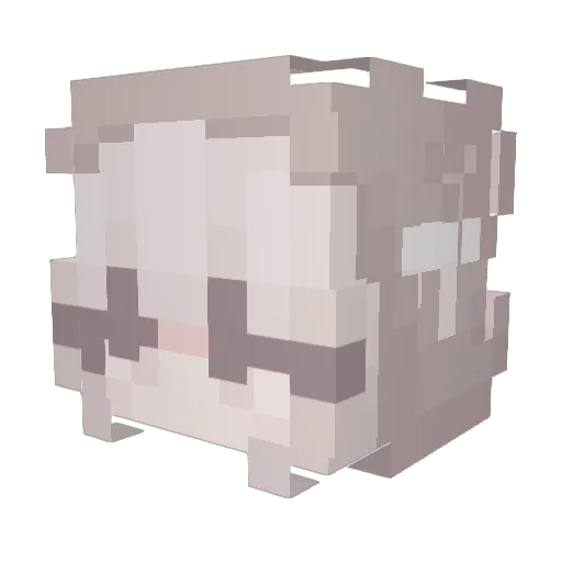 Olifia31 Minecraft avatar head, 3D render