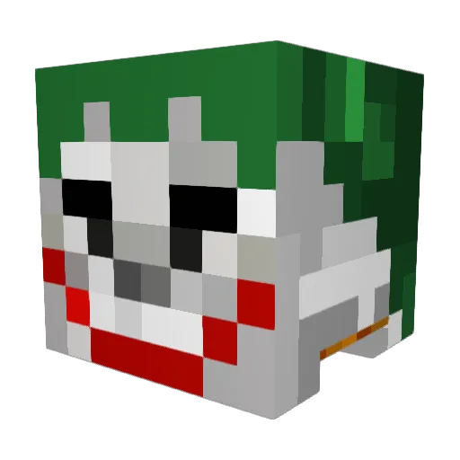 OliiWhoo Minecraft avatar head, 3D render