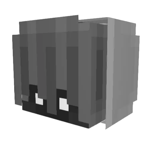 Oliiver Minecraft avatar head, 3D render