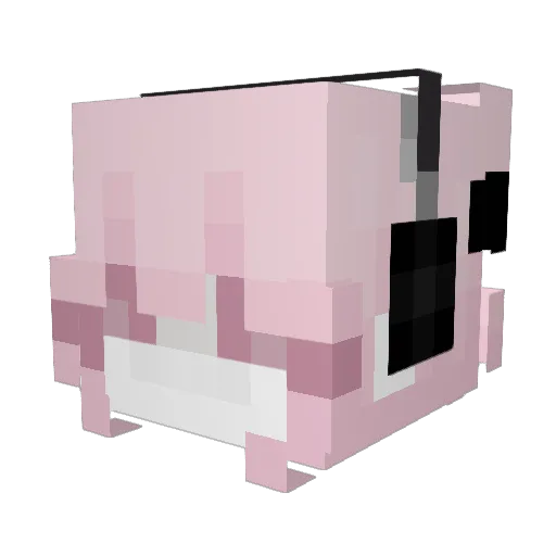 Oliksany Minecraft avatar head, 3D render