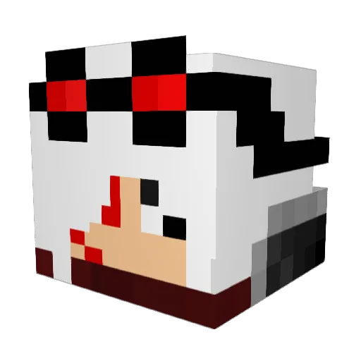 Olindal3o2 Minecraft avatar head, 3D render