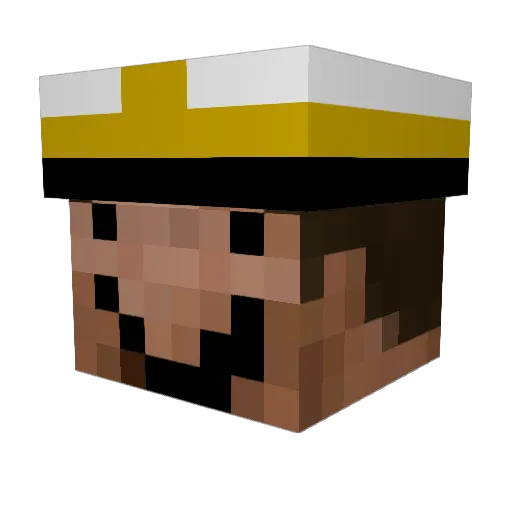 Olineedham12 Minecraft avatar head, 3D render
