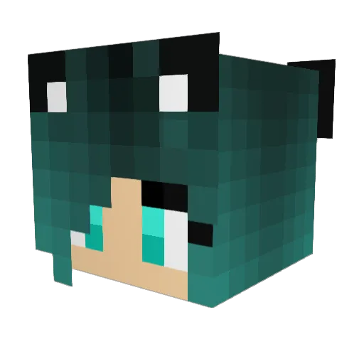 Olinski_ Minecraft avatar head, 3D render