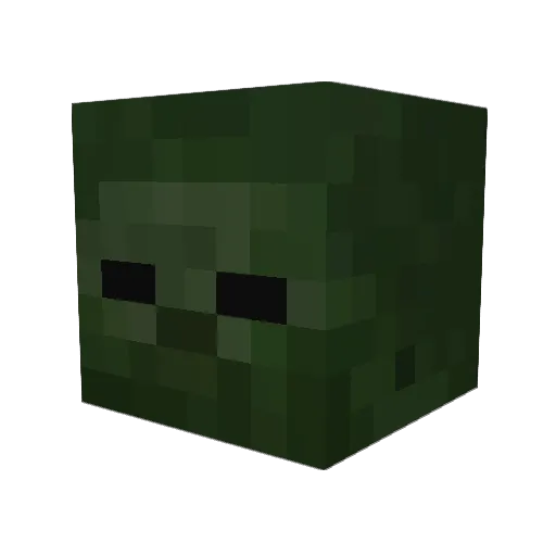 Oliolli Minecraft avatar head, 3D render