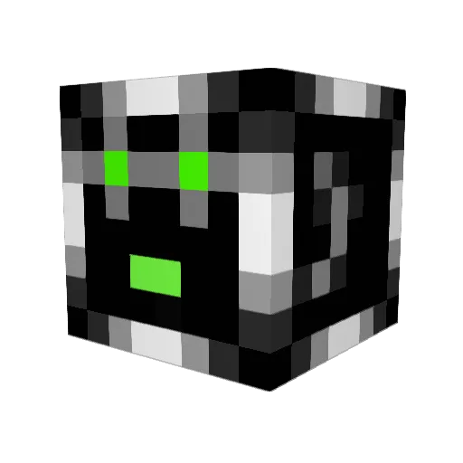 Olivaar Minecraft avatar head, 3D render
