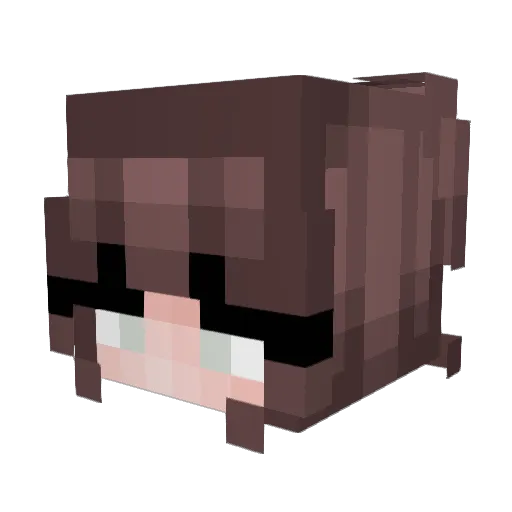 Olive5878 Minecraft avatar head, 3D render