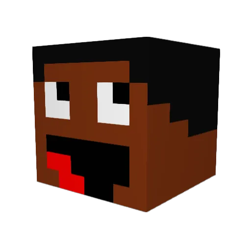 OliveBoy95 Minecraft avatar head, 3D render