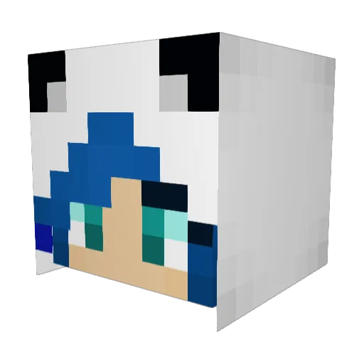 OlivePearl24 Minecraft avatar head, 3D render