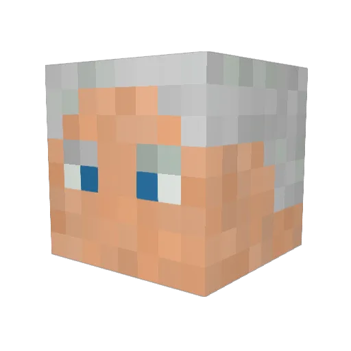 Olive_Kitten Minecraft avatar head, 3D render