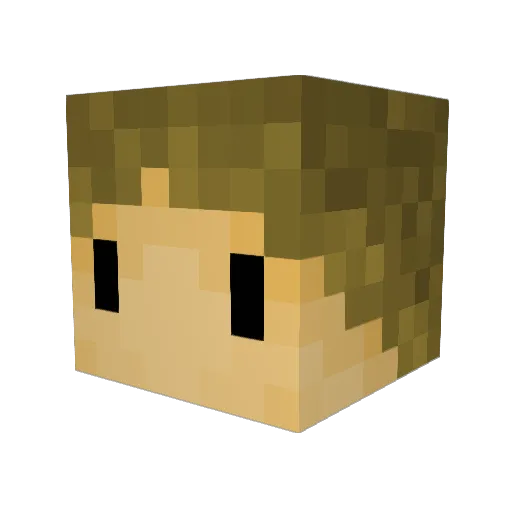 Olive_Oilll Minecraft avatar head, 3D render